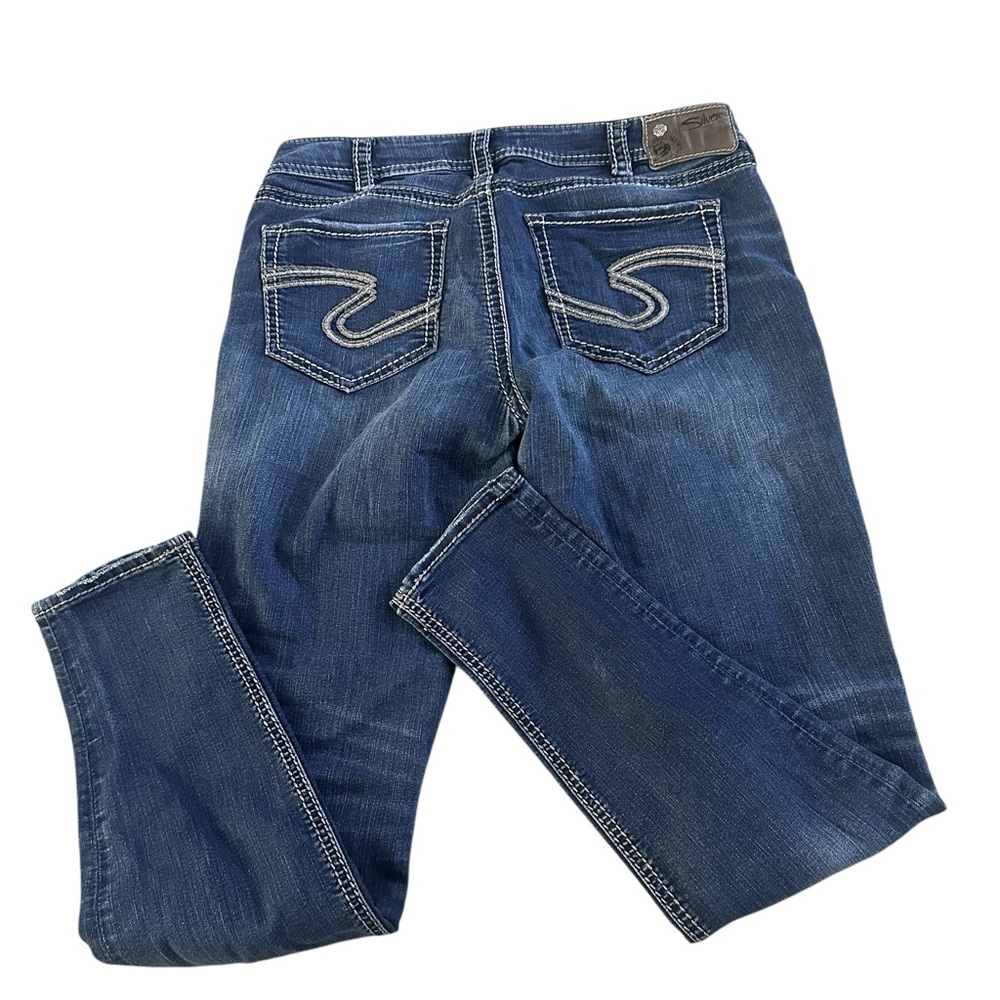Silver Suki Jeans Mid Super Skinny Denim Womens 30 X 31